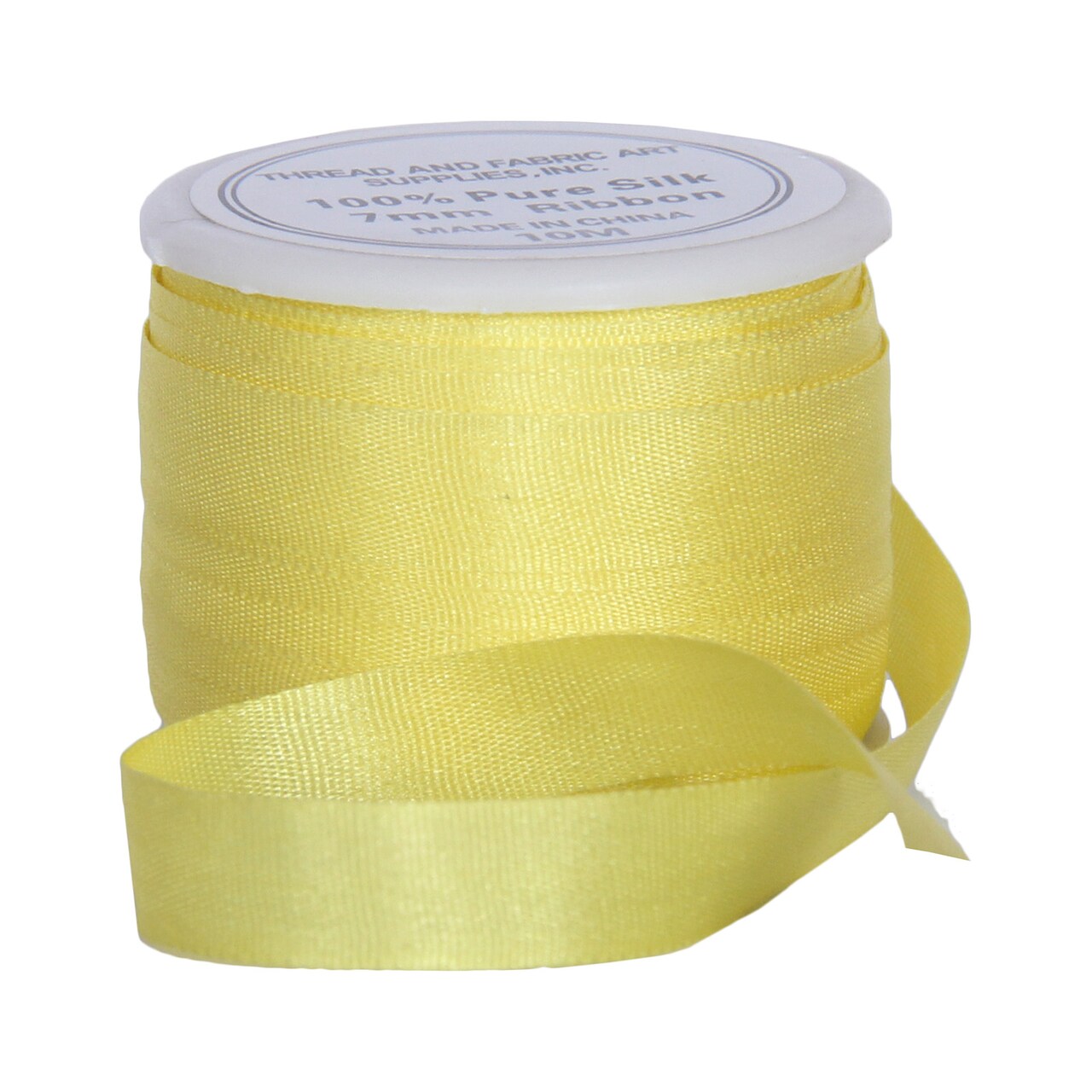 Threadart 100% Pure Silk Ribbon - 3 Widths 2MM, 4MM, 7MM - 50 Colors Available